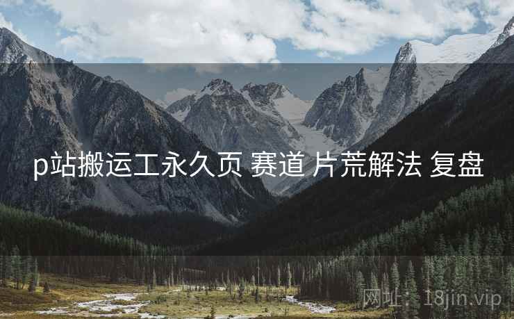 p站搬运工永久页 赛道 片荒解法 复盘